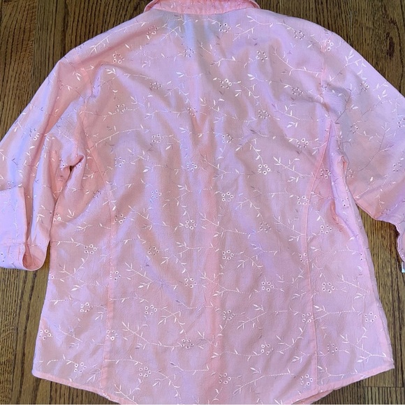 Lemon Grass Studio Women's Button Down Blouse Size Small - Picture 6 of 9